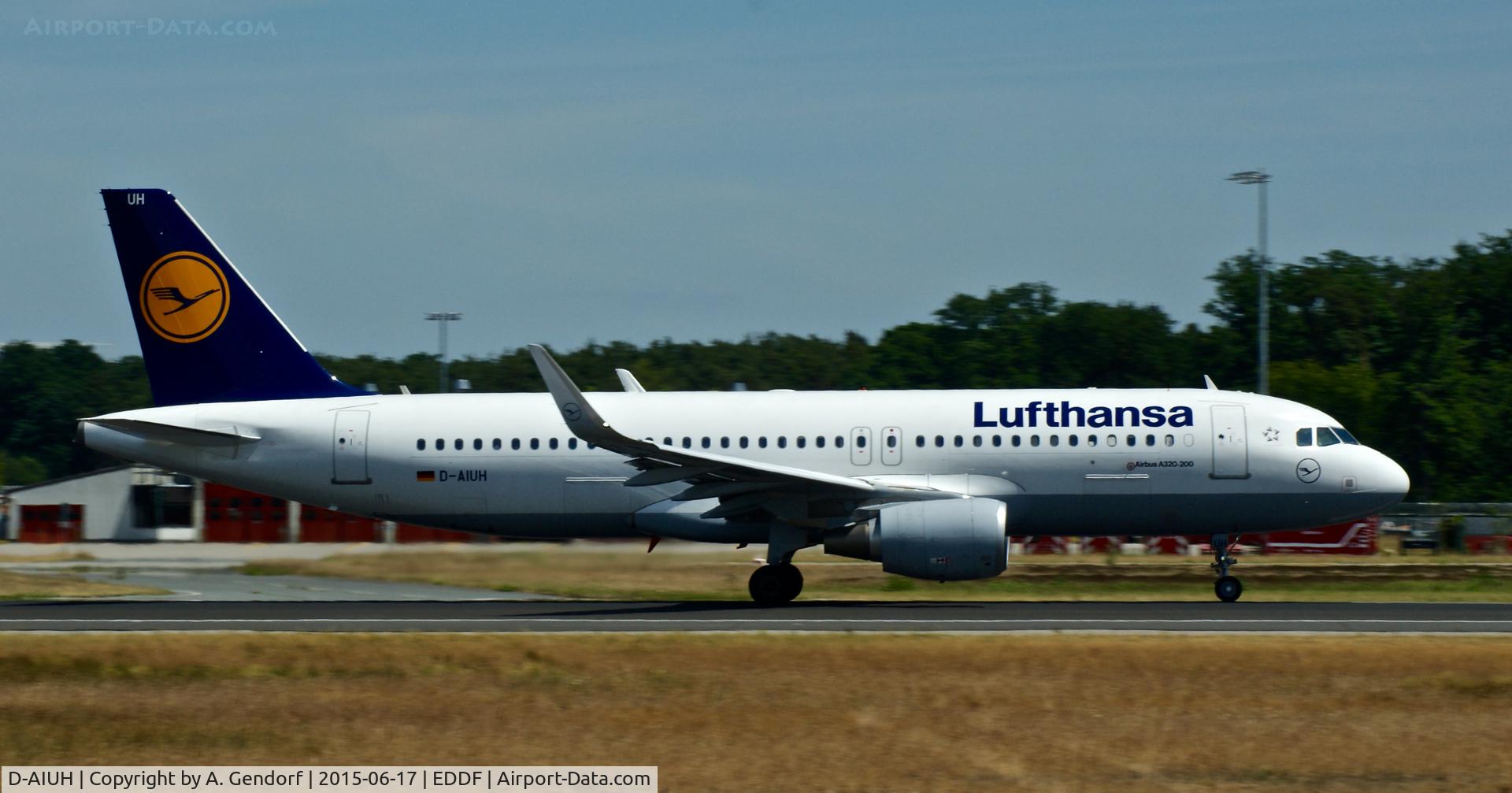 D-AIUH, 2014 Airbus A320-214 C/N 6225, Lufthansa, here at Frankfurt Rhein/Main