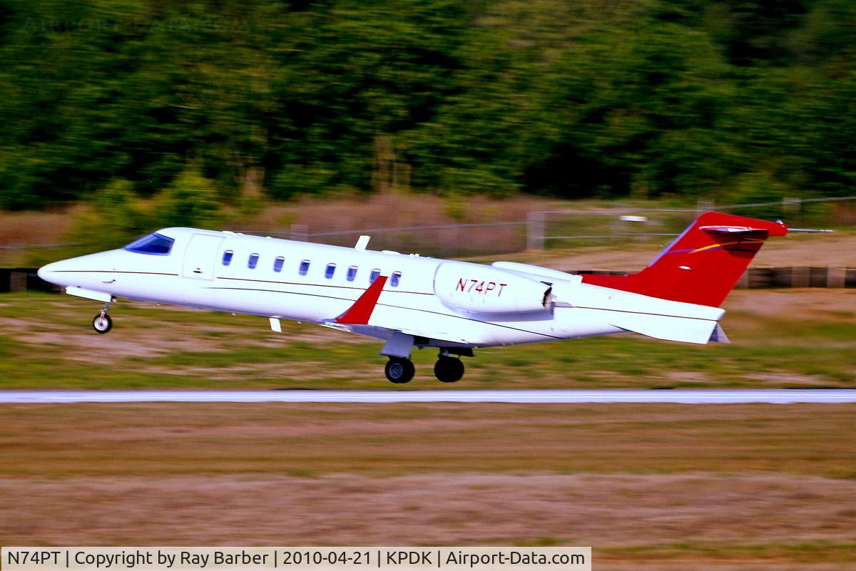 N74PT, 2006 Learjet Inc 45 C/N 314, Learjet 45 [45-314] Atlanta-Dekalb Peachtree~N 21/04/2010