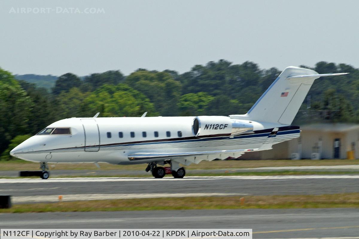 N112CF, 2001 Bombardier Challenger 604 (CL-600-2B16) C/N 5509, Canadair CL.604 Challenger [5509] Atlanta-Dekalb Peachtree~N 22/04/2010