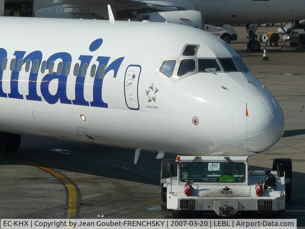 EC-KHX, 1999 Boeing 717-2K9 C/N 55053, Spanair departure