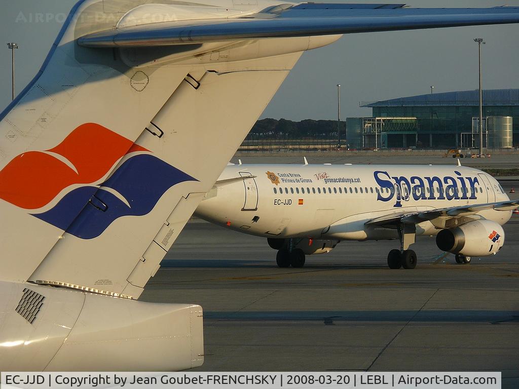 EC-JJD, 2005 Airbus A320-232 C/N 2479, Spanair departure