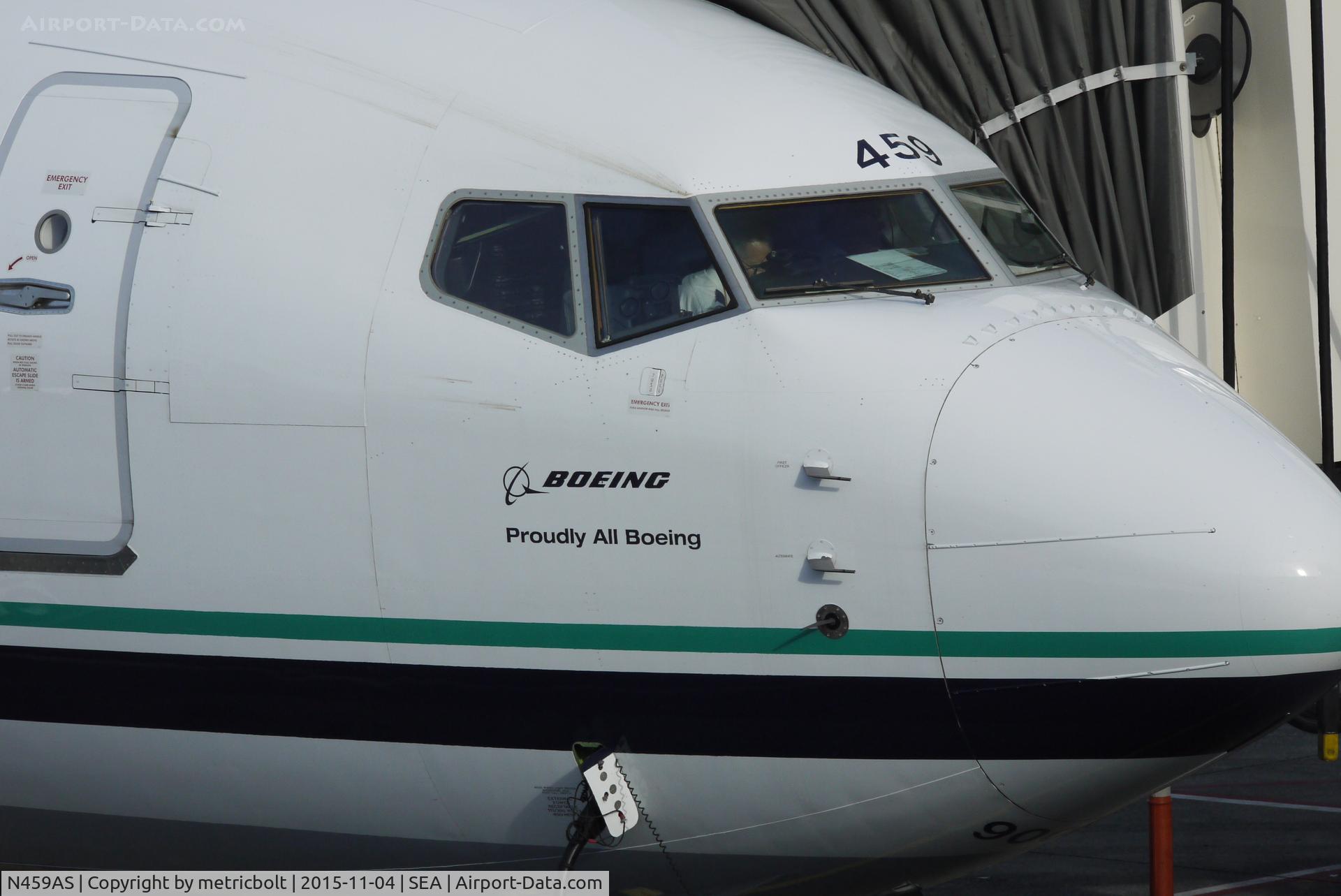 N459AS, 2014 Boeing 737-990/ER C/N 36352, at SeaTac