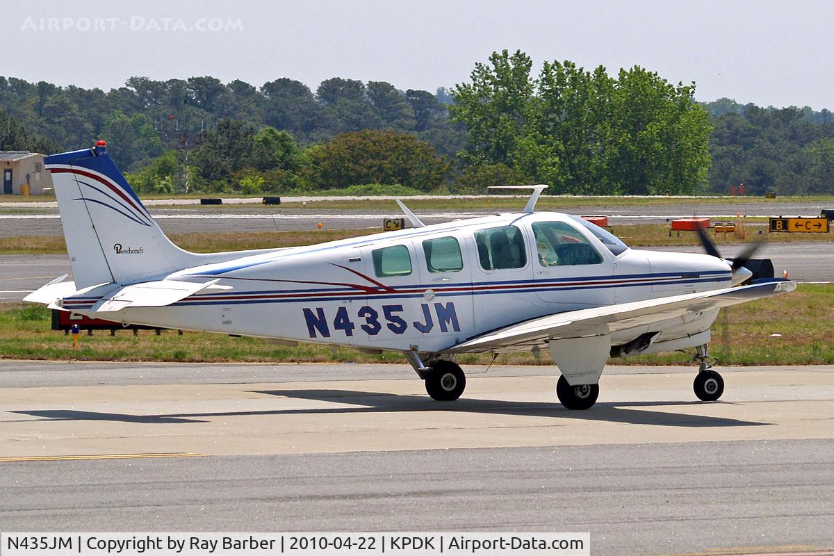 N435JM, 1975 Beech A36 Bonanza 36 C/N E-762, Beech A36 Bonanza 36 [E-762] Atlanta-Dekalb Peachtree~N 22/04/2010
