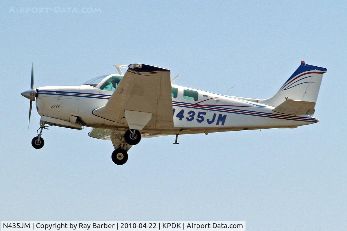 N435JM, 1975 Beech A36 Bonanza 36 C/N E-762, Beech A36 Bonanza 36 [E-762] Atlanta-Dekalb Peachtree~N 22/04/2010