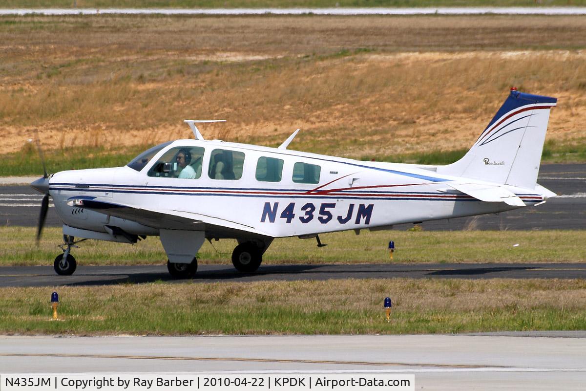 N435JM, 1975 Beech A36 Bonanza 36 C/N E-762, Beech A36 Bonanza 36 [E-762] Atlanta-Dekalb Peachtree~N 22/04/2010