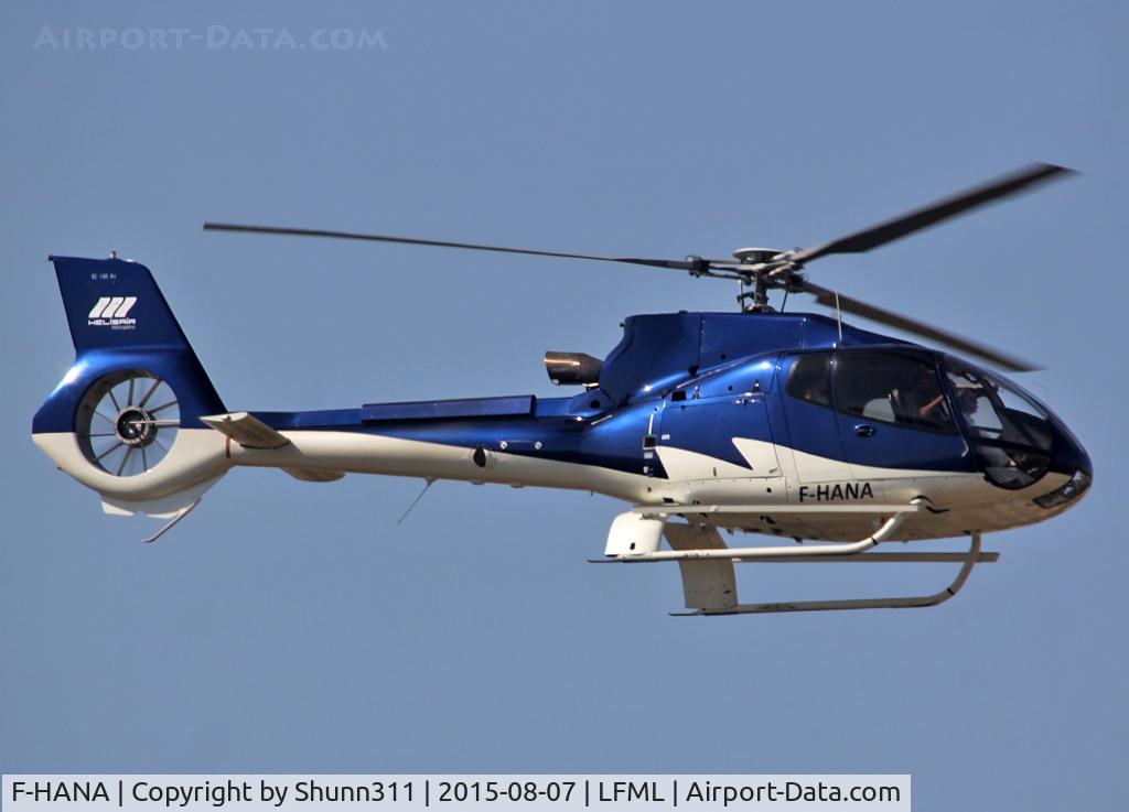 F-HANA, 2008 Eurocopter EC-130B-4 (AS-350B-4) C/N 4590, Landing rwy 31L