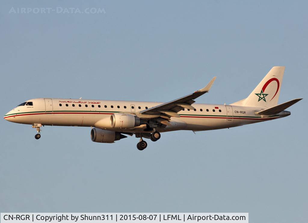 CN-RGR, 2014 Embraer 190AR (ERJ-190-100IGW) C/N 19000684, Landing rwy 31R