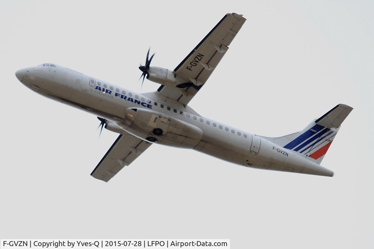 F-GVZN, 1998 ATR 72-212A C/N 563, ATR 72-212A, Take off Rwy 24, Paris-Orly Airport (LFPO-ORY)