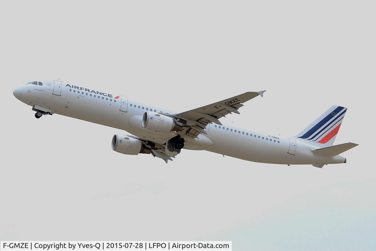 F-GMZE, 1995 Airbus A321-111 C/N 544, Airbus A321-111, Take off rwy 24, Paris-Orly Airport (LFPO-ORY)