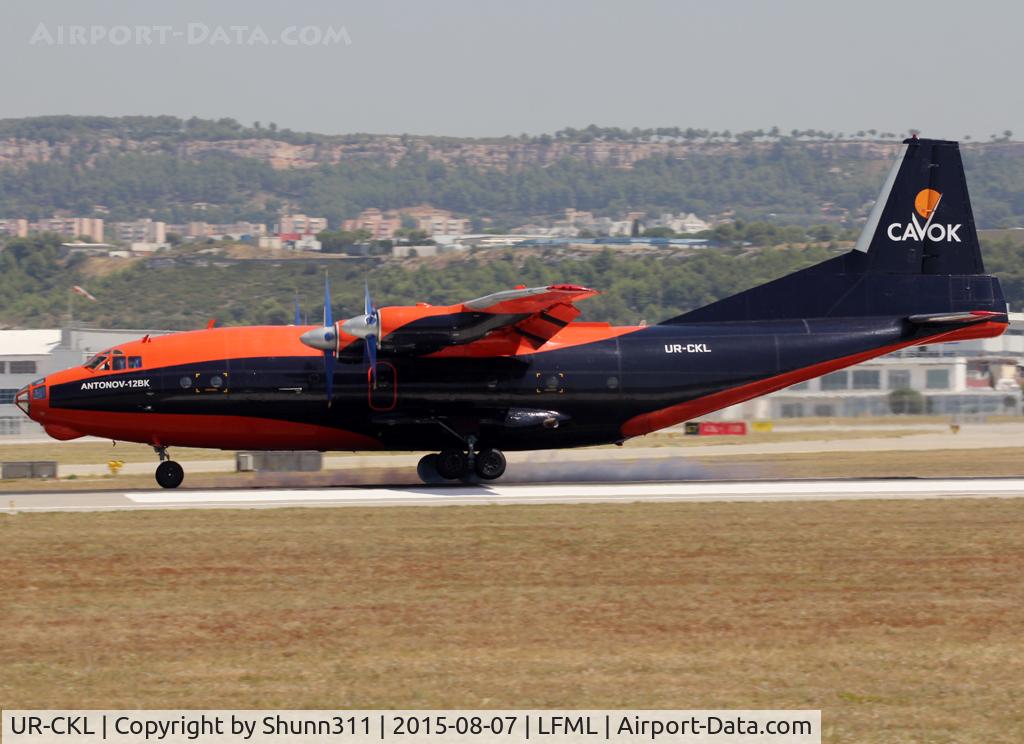 UR-CKL, 1971 Antonov An-12BP C/N 01348005, Landing rwy 31L