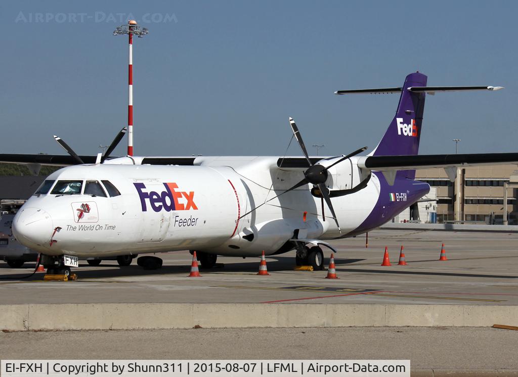 EI-FXH, 1991 ATR 72-202 C/N 229, Parked at the Cargo area...