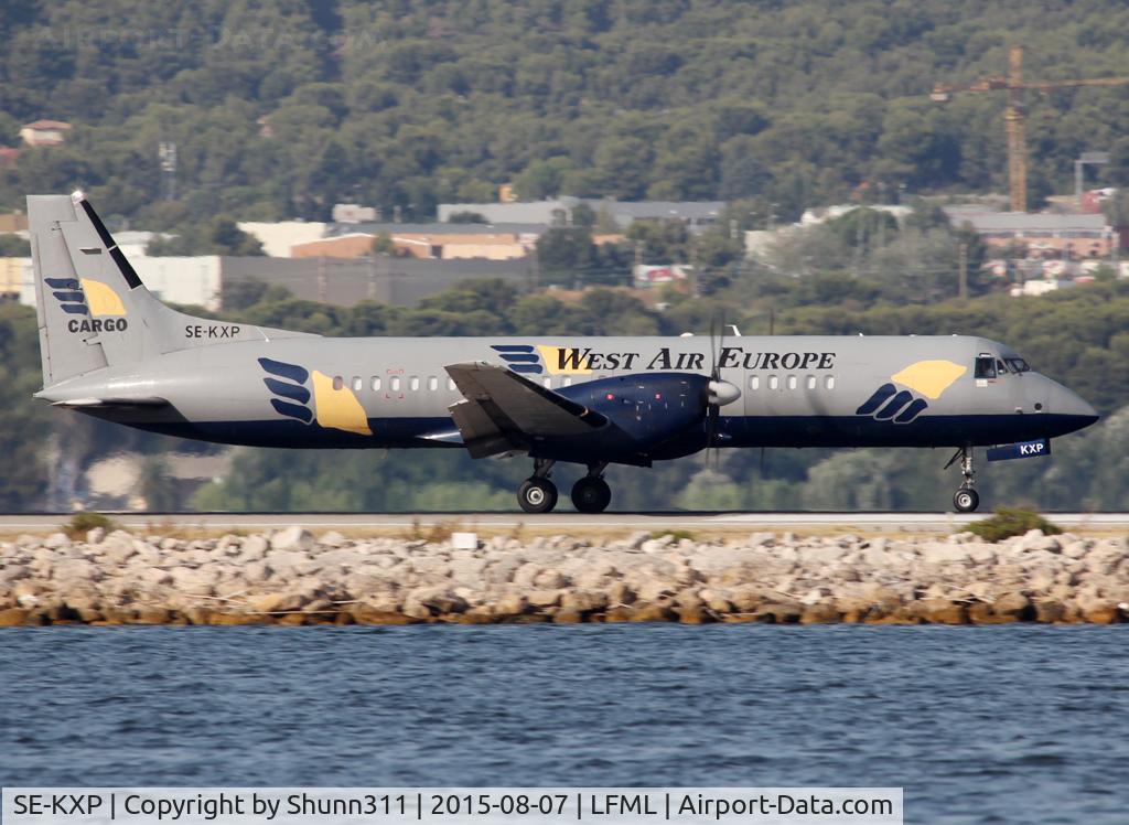 SE-KXP, 1992 British Aerospace ATP(F) C/N 2056, Landing rwy 13L