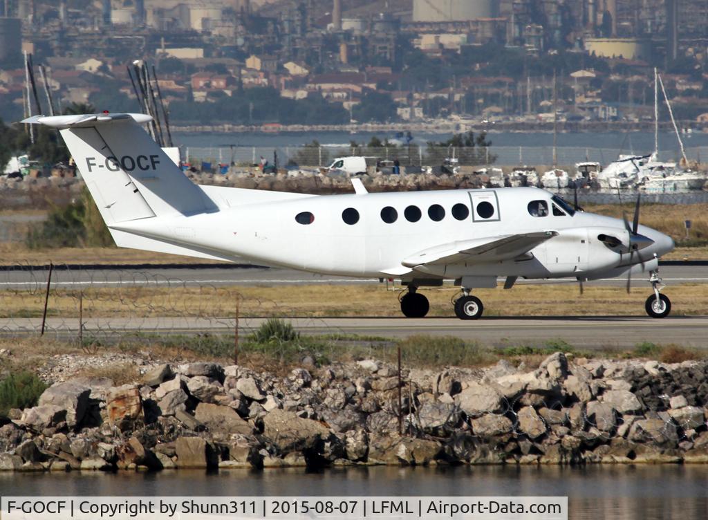 F-GOCF, 1978 Beech 200 Super King Air C/N BB-397, Taxiing for departure rwy 13L