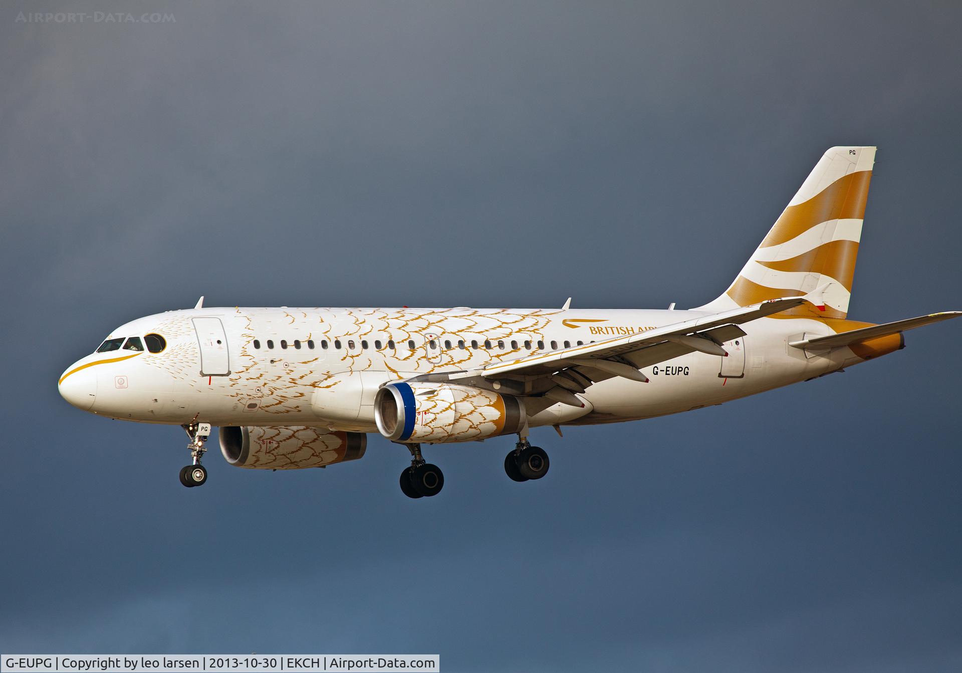 G-EUPG, 2000 Airbus A319-131 C/N 1222, Copenhagen 30.10.13