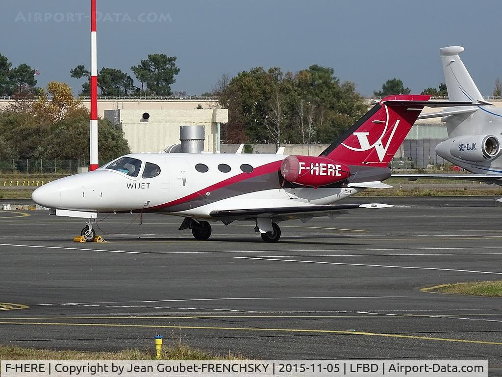 F-HERE, 2009 Cessna 510 Citation Mustang Citation Mustang C/N 510-0194, WIJET