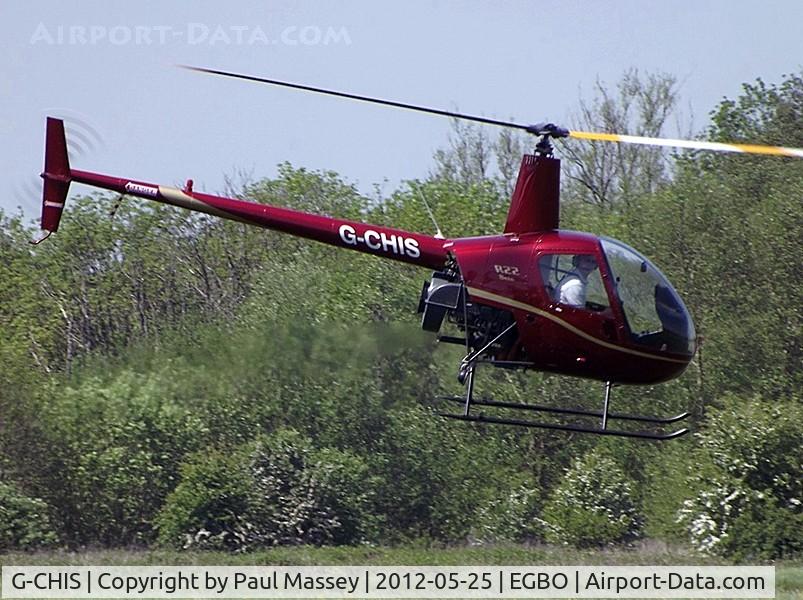 G-CHIS, 1991 Robinson R22 Beta C/N 1740, @ Halfpenny Green.