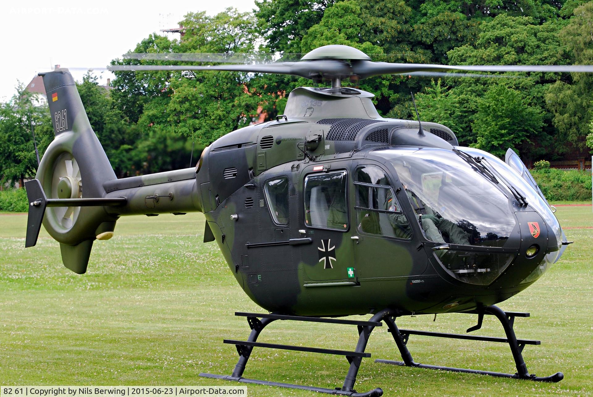 82 61, 2001 Eurocopter EC-135T-1 C/N 0113, German Army at Kiel, naval area