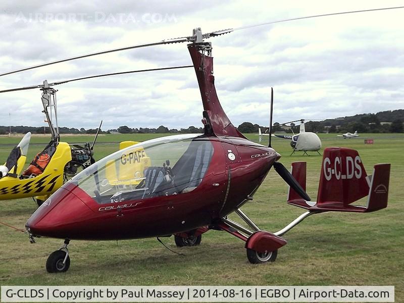 G-CLDS, 2008 Rotorsport UK Calidus C/N RSUK/CALS/001, @ the 2014 British Gyroplane Championships.