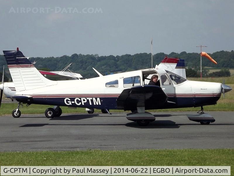 G-CPTM, 1977 Piper PA-28-151 Cherokee Warrior C/N 28-7715012, @ Halfpenny Green. EX:-G-BTOE,N4264F.
