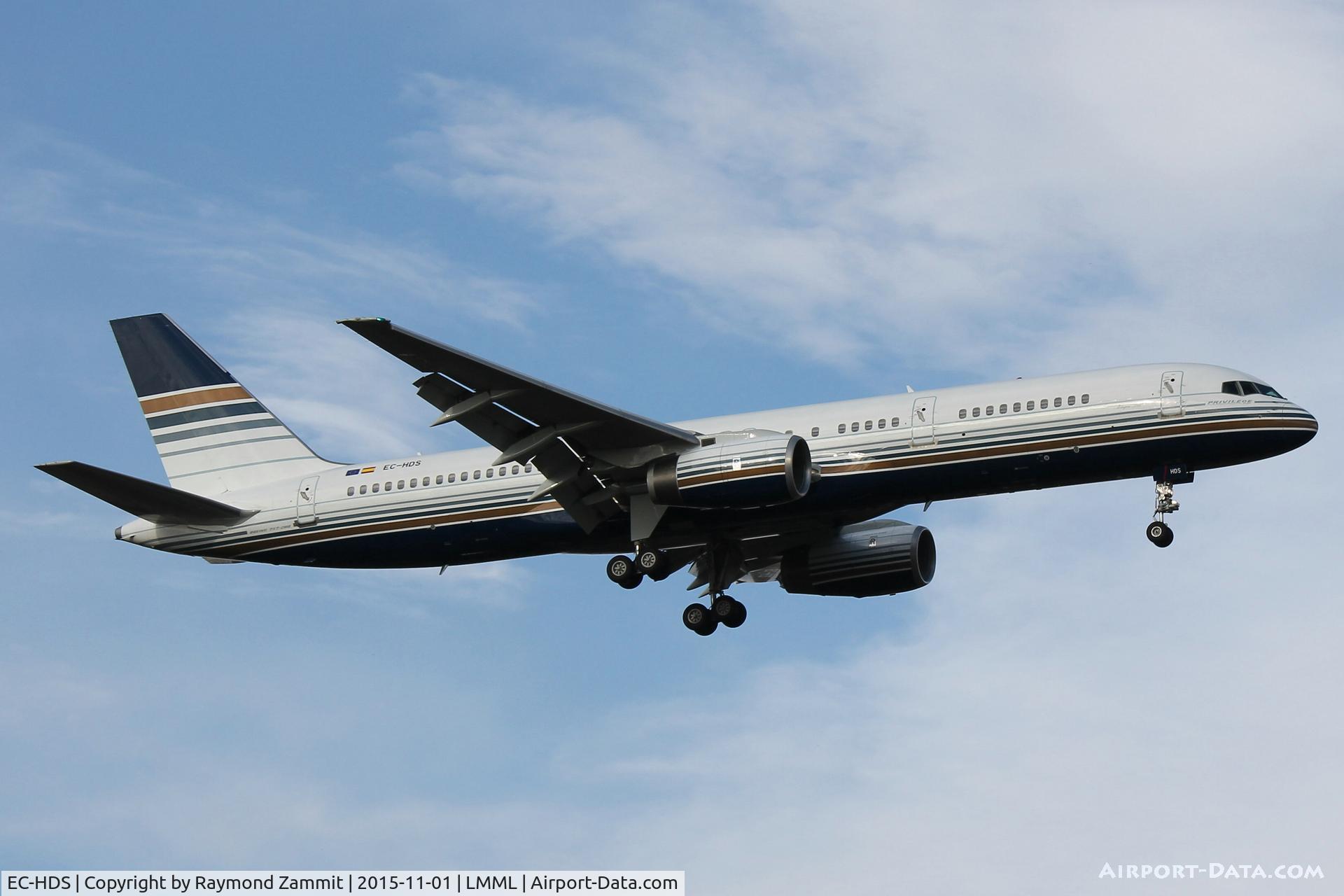 EC-HDS, 1999 Boeing 757-256 C/N 26252, B757 EC-HDS Privilege Air