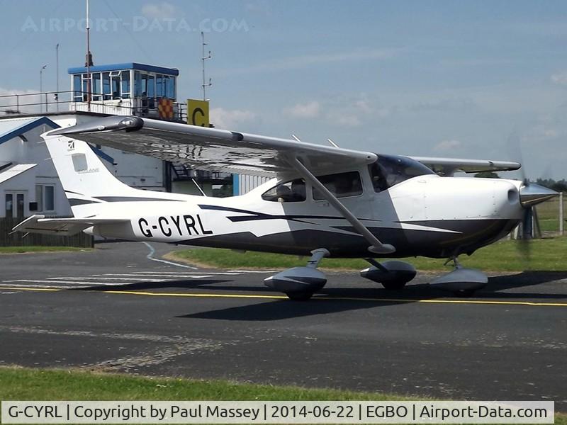 G-CYRL, 2011 Cessna 182T Skylane C/N 18282295, Based @ Halfpenny Green. EX:-N9174B.