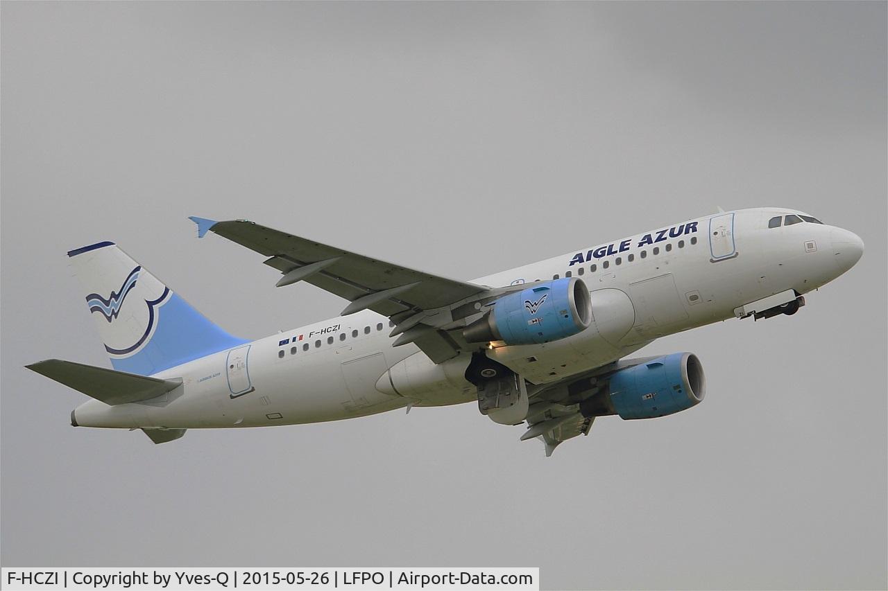 F-HCZI, 2010 Airbus A319-112 C/N 4268, Airbus A319-112, Take off rwy 08, Paris-Orly airport (LFPO-ORY)