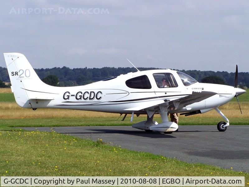 G-GCDC, 2008 Cirrus SR20 G3 C/N 2008, Based when shot> EX:-N553PG.
