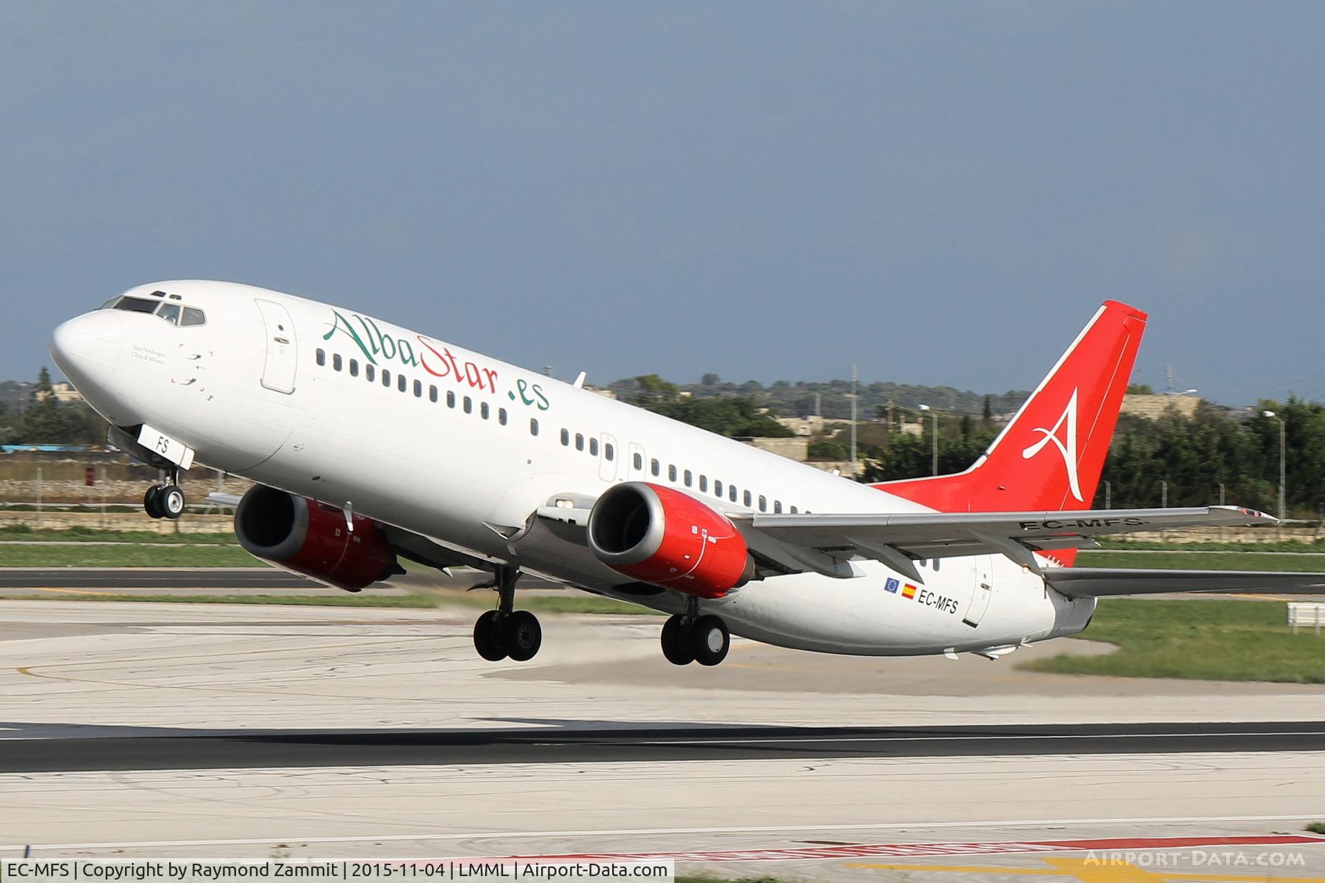 EC-MFS, 1992 Boeing 737-4Y0 C/N 25178, B737-400 EC-MFS Alba Star