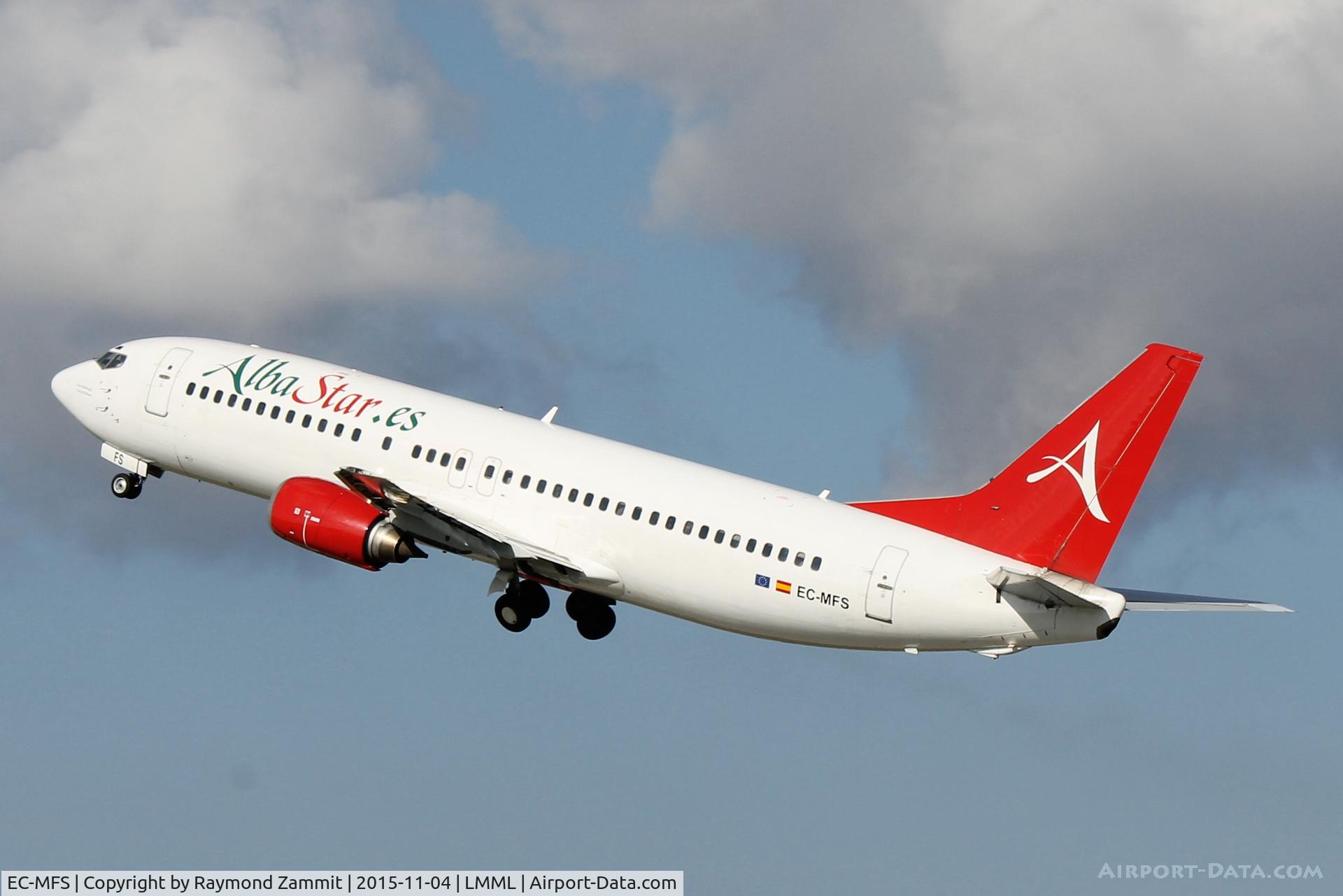 EC-MFS, 1992 Boeing 737-4Y0 C/N 25178, B737-400 EC-MFS Alba Star