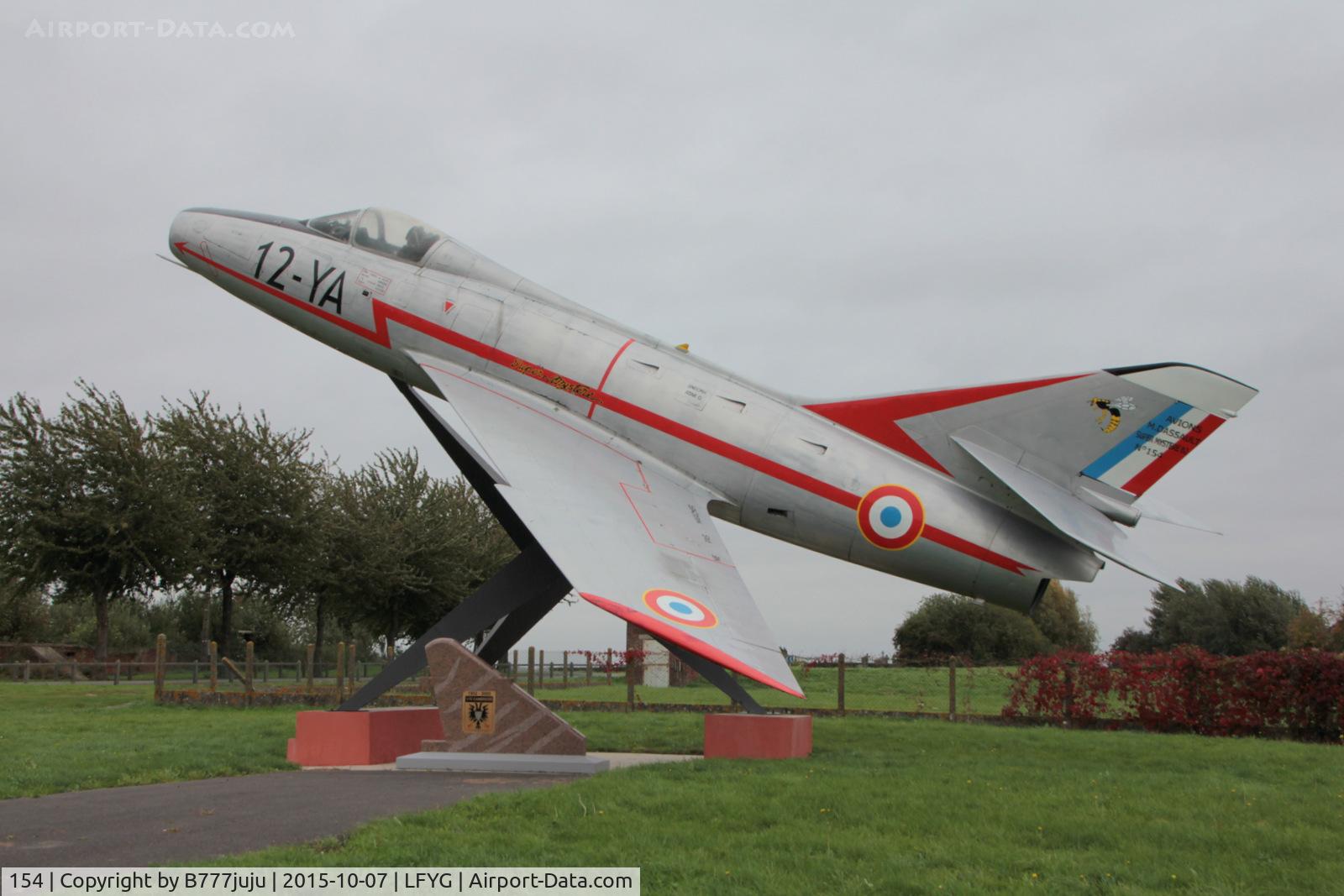154, Dassault Super Mystere B.2 C/N 154, now at Cambrai - Niergnies