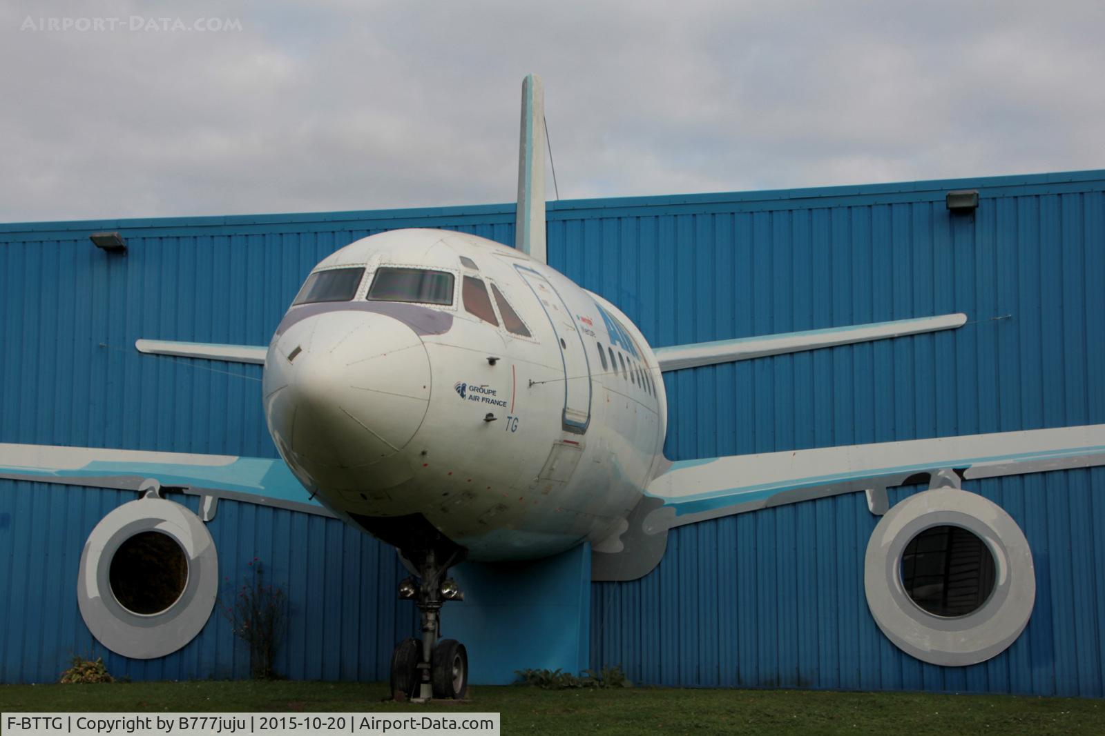 F-BTTG, 1975 Dassault Mercure 100 C/N 7, now preserved at Albert Museum