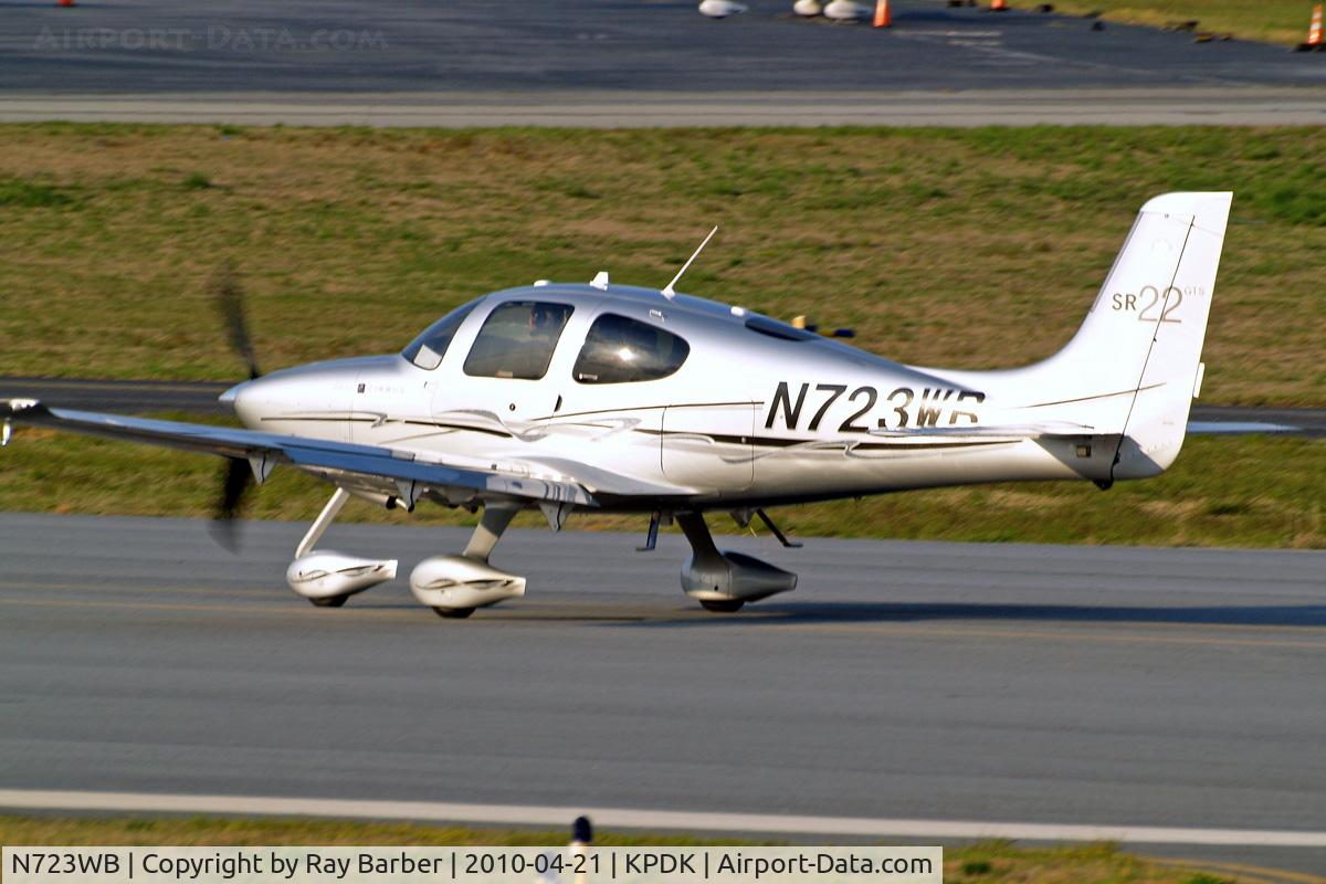 N723WB, Cirrus SR22 GTS C/N 3498, Cirrus Design SR-22 GTS [3498] Atlanta-Dekalb Peachtree~N 21/04/2010