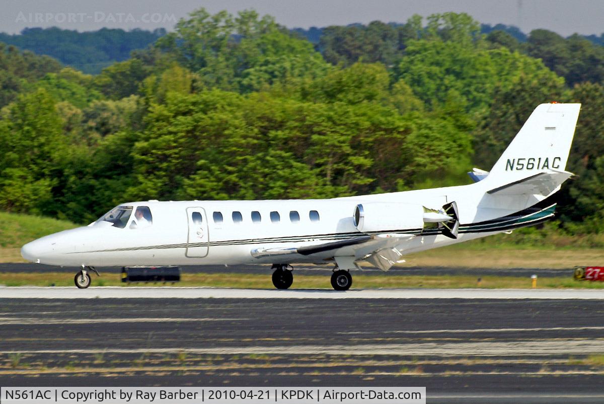 N561AC, Cessna 560 Citation V C/N 560-0218, Cessna Citation V (560-0218] Atlanta-Dekalb Peachtree~N 21/04/2010