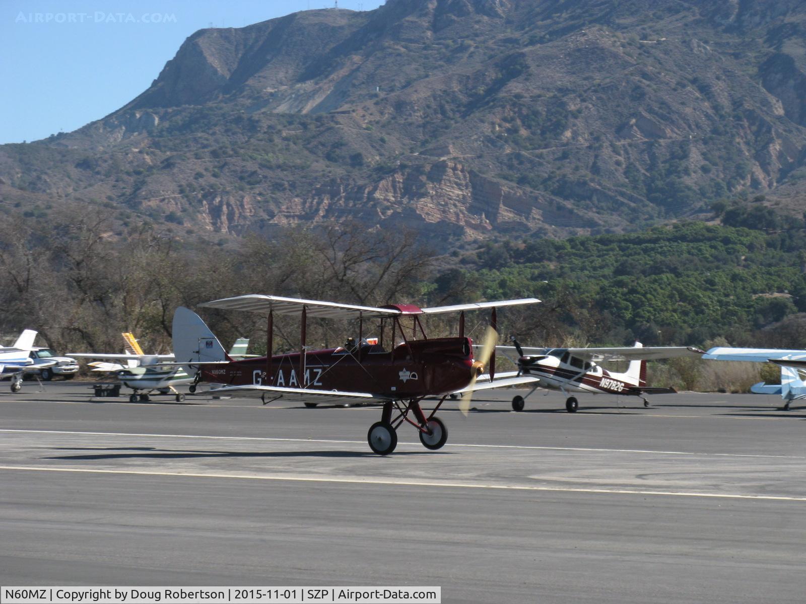 N60MZ, 1930 De Havilland DH-60G Gypsy Moth C/N 1293, 1930 DeHavilland DH.60G GIPSY MOTH, DeHavilland GIPSY II 4 cylinder inverted in-line air-cooled 120 Hp, landing roll Rwy 22 after wind shift from 04