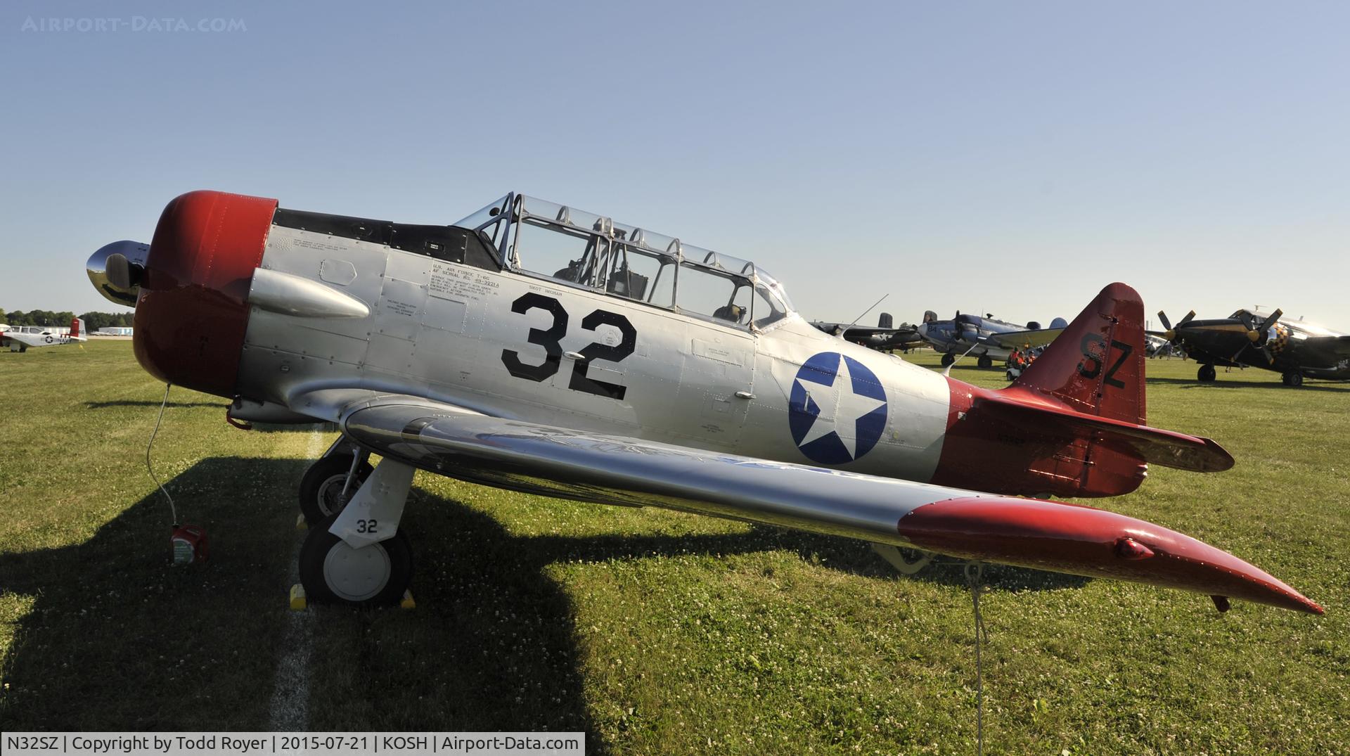 N32SZ, 1959 North American T-6G Texan C/N 168-325, Airventure 2015