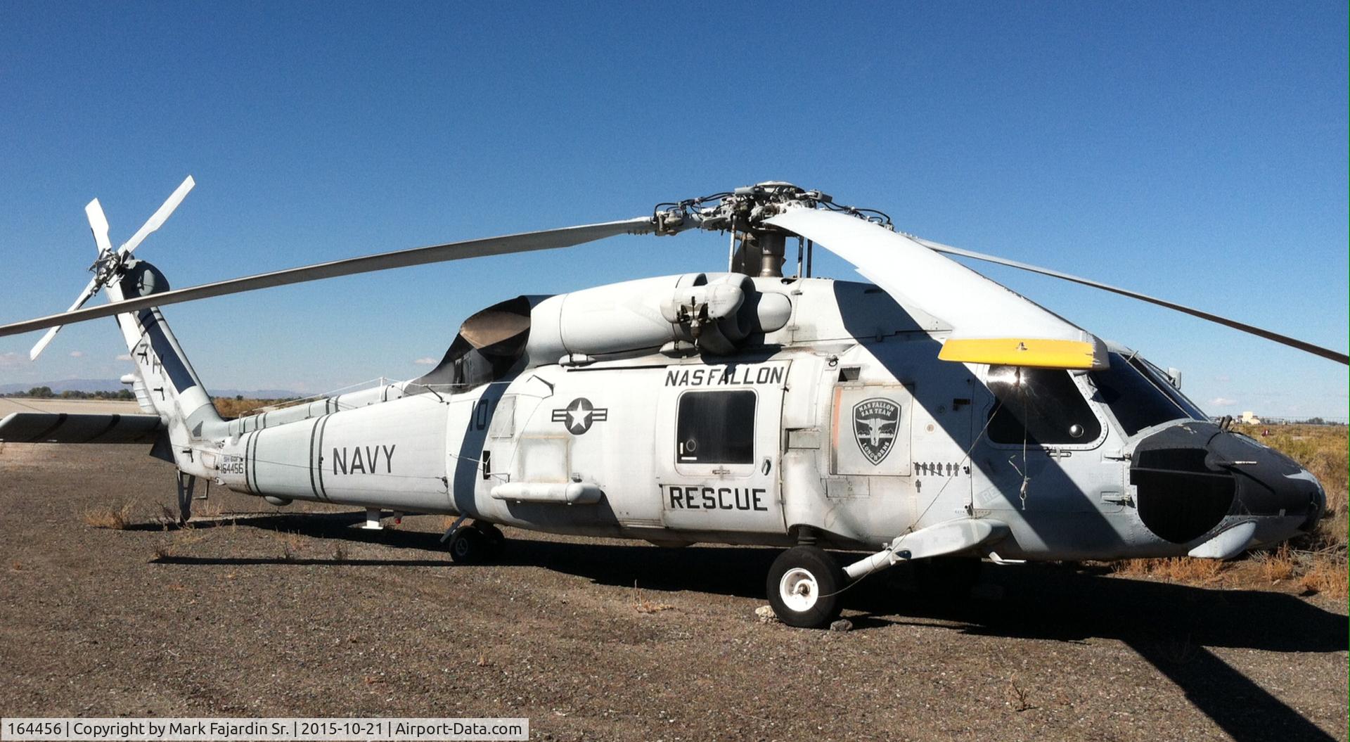 164456, Sikorsky SH-60F Ocean Hawk C/N 70.1693, Taken in October 2015 during a survey inspection by the Director of Aircraft Acquisitions Mark Fajardin Sr. prior to transfer for the Pacific Coast Air Museum. This helo was going to go into Fallon's air park but Fallon will induct an HH-60 instead.