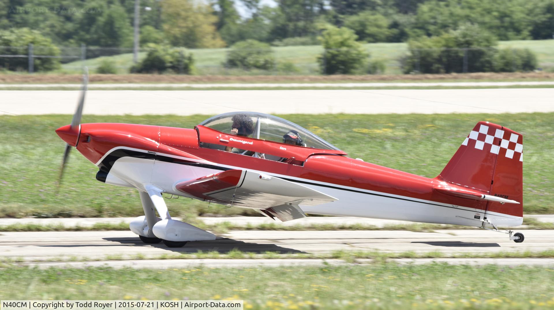 N40CM, 1987 Vans RV-4 C/N 368, Airventure 2015