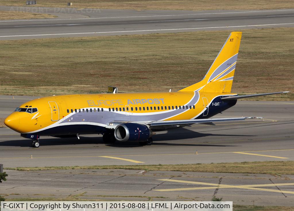 F-GIXT, 1997 Boeing 737-39M C/N 28898, Lining up rwy 31R for departure...