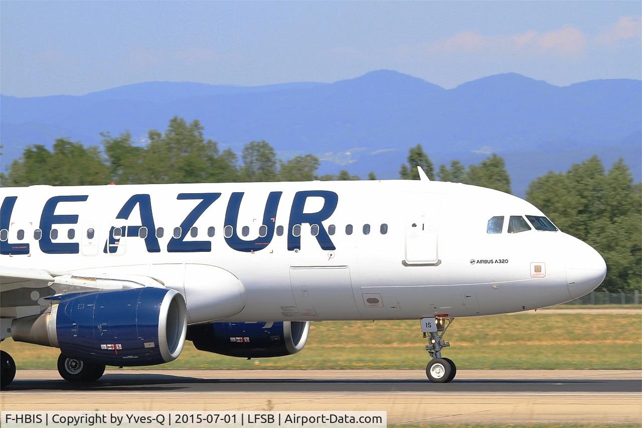 F-HBIS, 2007 Airbus A320-214 C/N 3136, Airbus A320-214, Take off run rwy 15, Bâle-Mulhouse-Fribourg airport (LFSB-BSL)