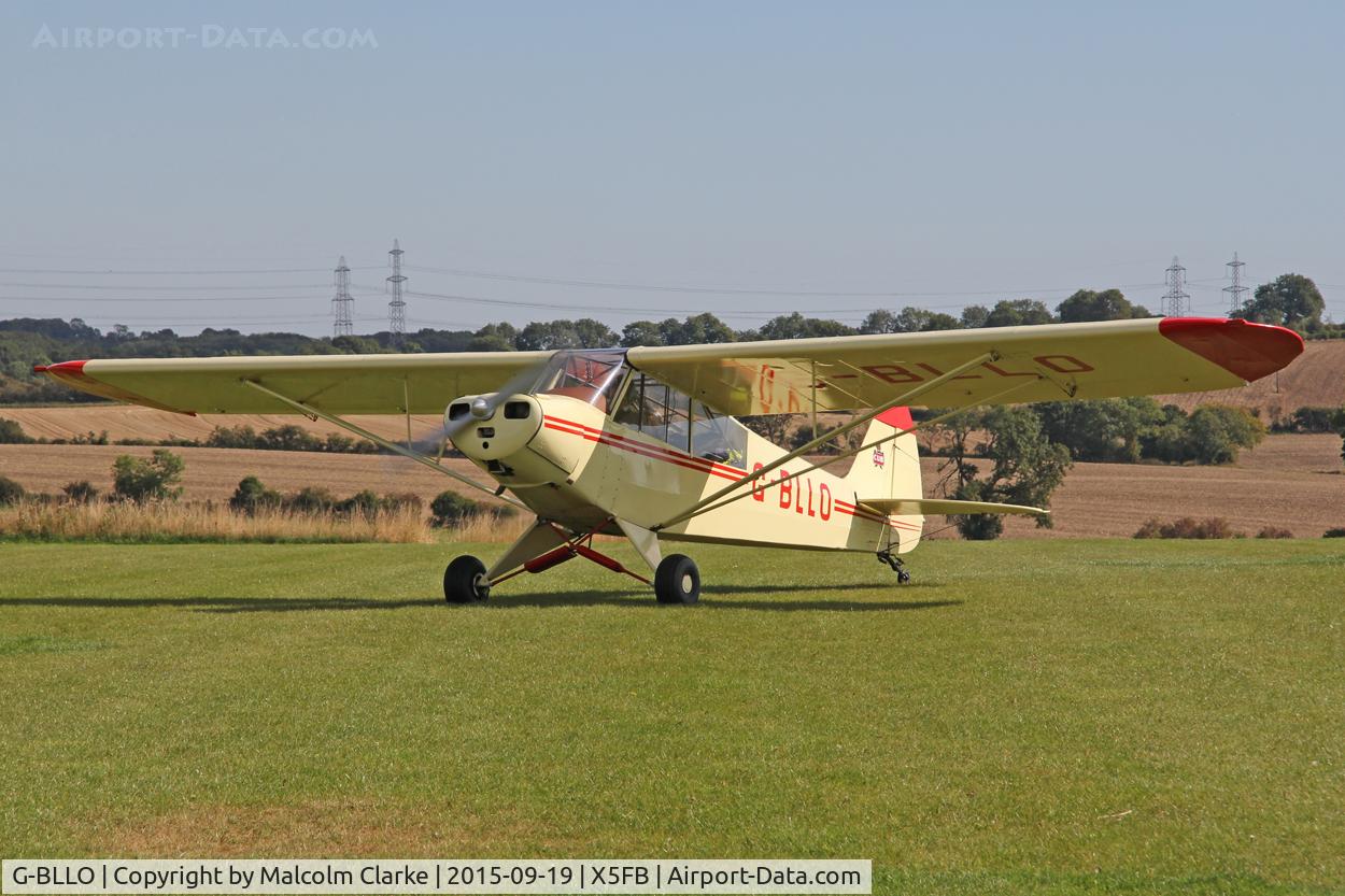 G-BLLO, 1953 Piper L-18C Super Cub (PA-18-95) C/N 18-3099, Piper L-18C Super Cub (PA-18-95) at Fishburn Airfield, September 19th 2015.