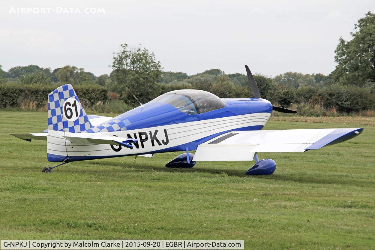 G-NPKJ, 1998 Vans RV-6 C/N PFA 181-13138, Vans RV-6 at The Real Aeroplane Club's Helicopter Fly-In, Breighton Airfield, September 20th 2015.