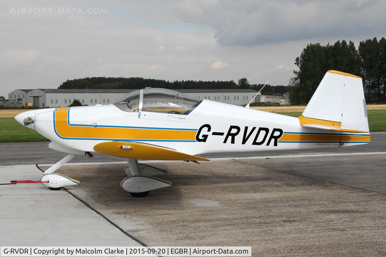 G-RVDR, 2001 Vans RV-6A C/N PFA 181A-13098, Vans RV-6A at The Real Aeroplane Club's Helicopter Fly-In, Breighton Airfield, September 20th 2015.