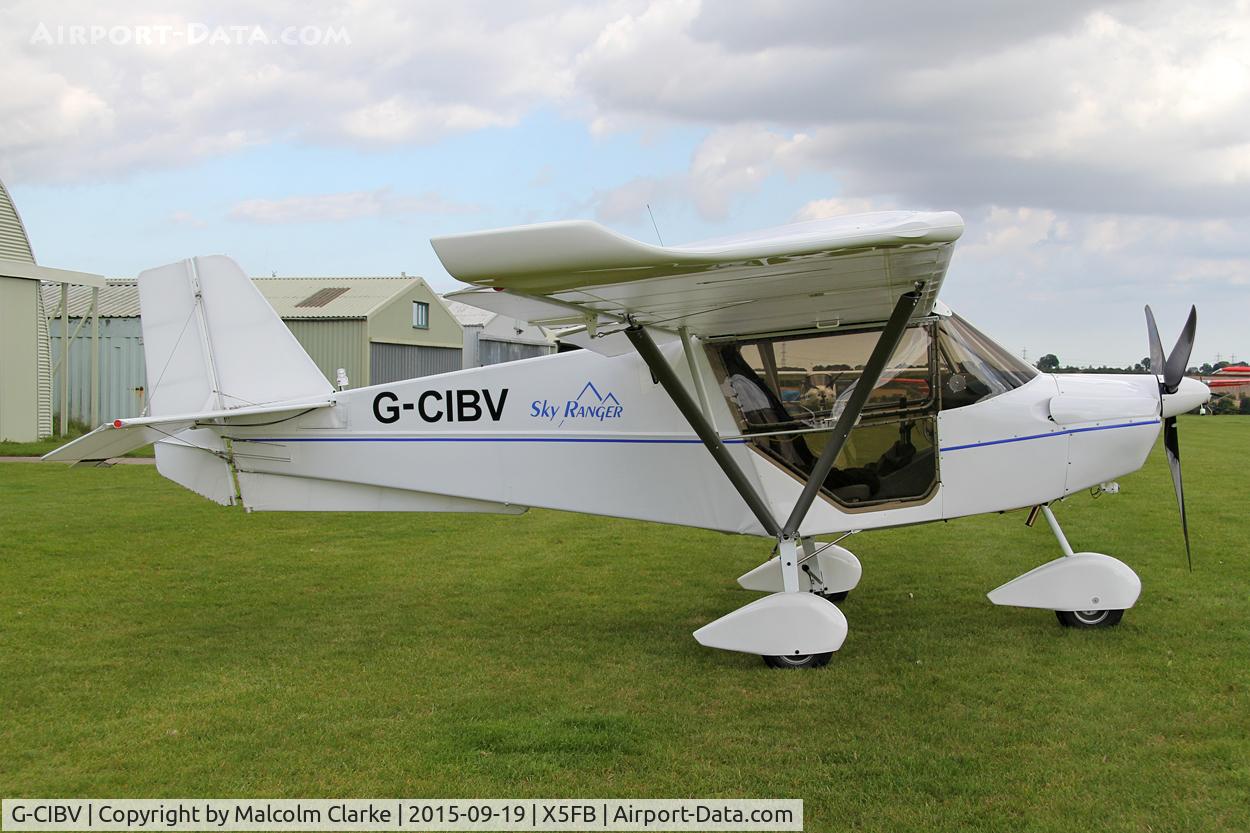G-CIBV, 2013 Skyranger Swift 912S(1) C/N BMAA/HB/640, 2013 Skyranger Swift 912S(1), Fishburn Airfield, September 19th 2015.