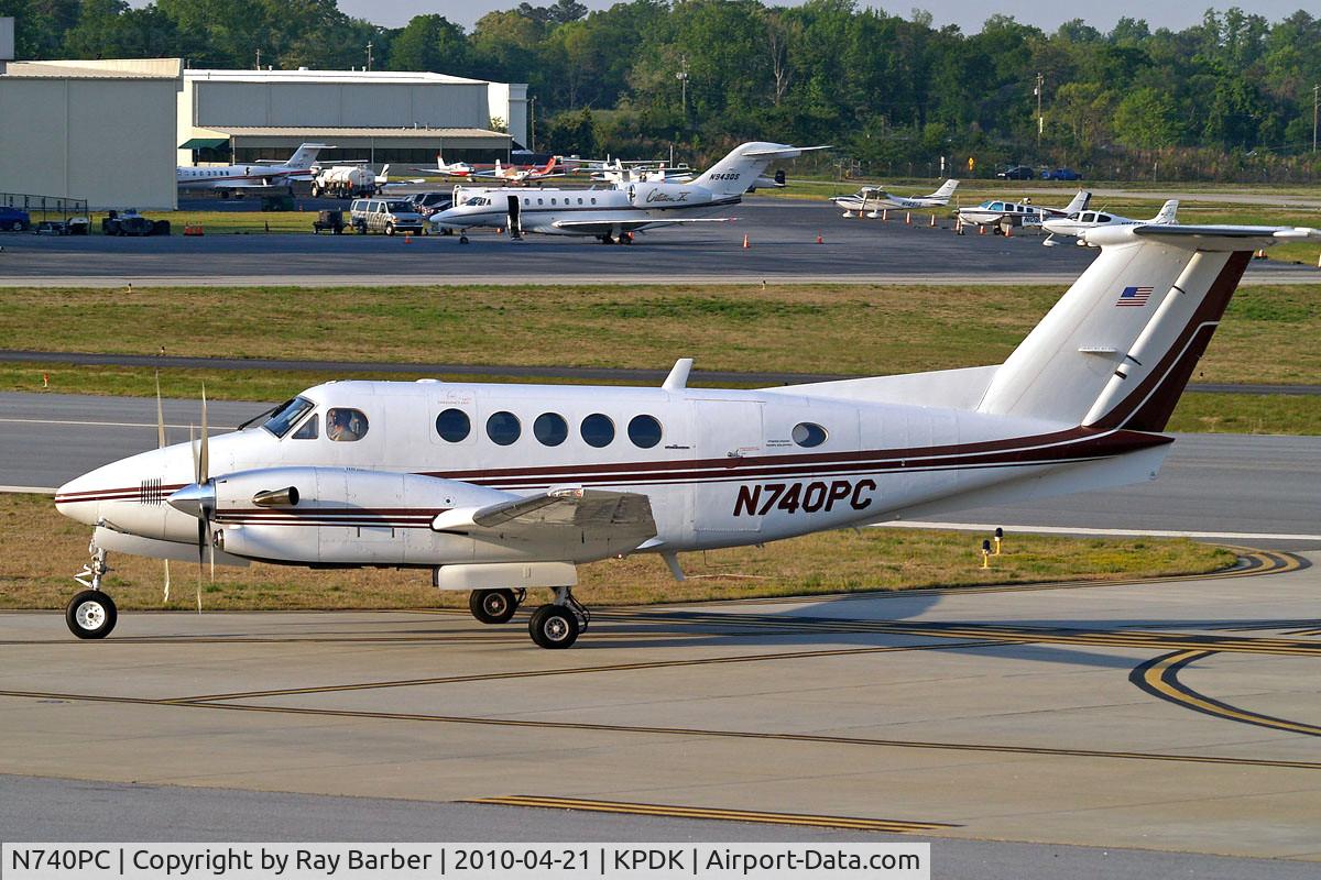 N740PC, 1985 Beech 300 C/N FA-78, Beech 300 Super King Air [FA-78] Atlanta-Dekalb Peachtree~N 21/04/2010