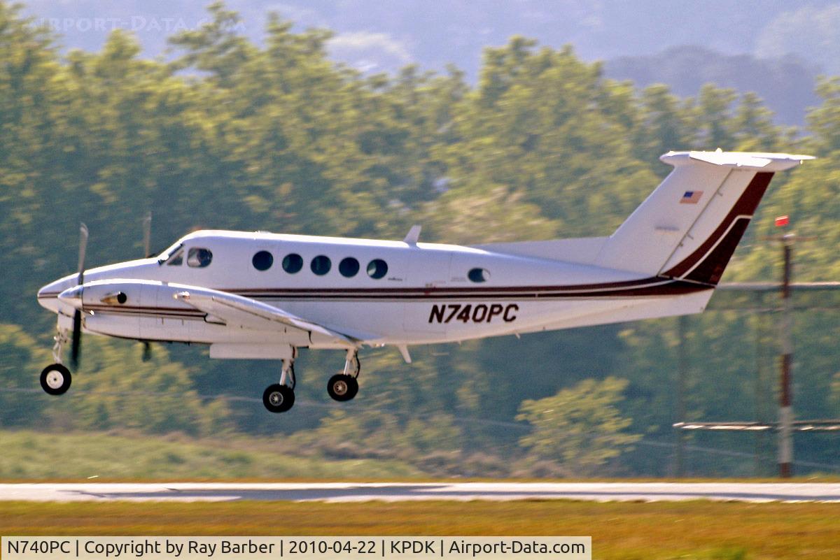 N740PC, 1985 Beech 300 C/N FA-78, Beech 300 Super King Air [FA-78] Atlanta-Dekalb Peachtree~N 22/04/2010