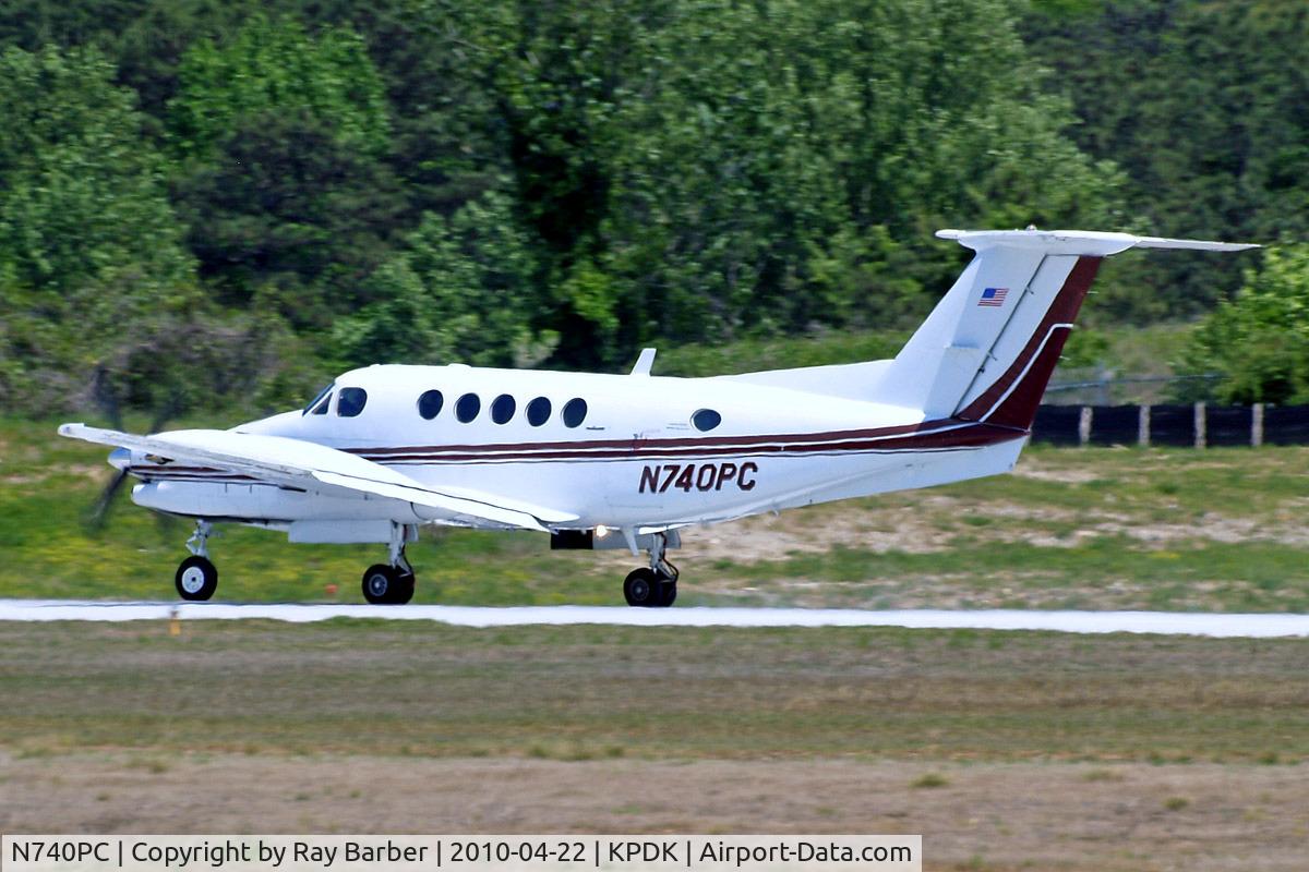 N740PC, 1985 Beech 300 C/N FA-78, Beech 300 Super King Air [FA-78] Atlanta-Dekalb Peachtree~N 22/04/2010