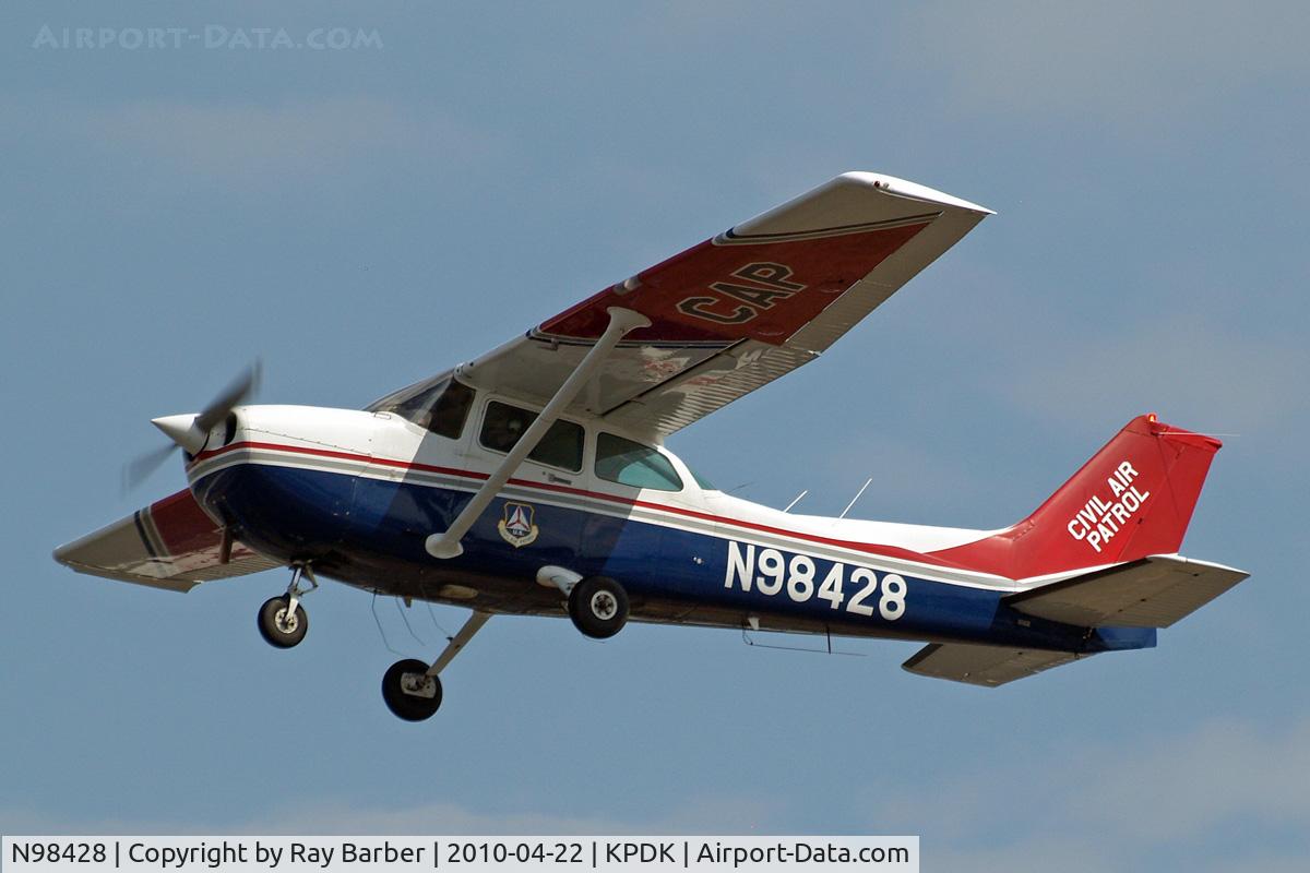 N98428, 1984 Cessna 172P C/N 17276291, N98428   Cessna 172P Skyhawk [172-76291] (Civil Air Patrol) Atlanta-Dekalb Peachtree~N 22/04/2010