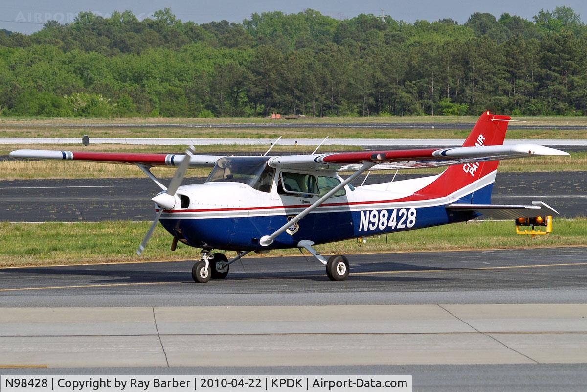 N98428, 1984 Cessna 172P C/N 17276291, N98428   Cessna 172P Skyhawk [172-76291] (Civil Air Patrol) Atlanta-Dekalb Peachtree~N 22/04/2010