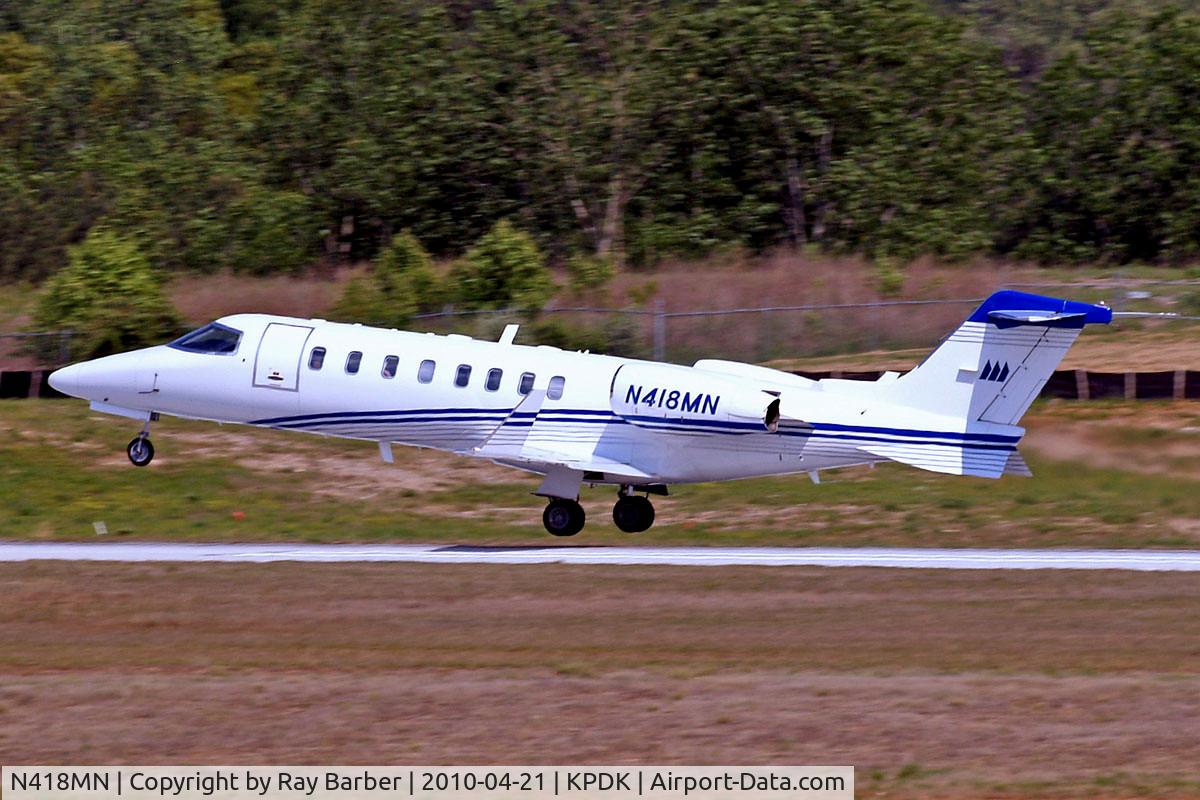 N418MN, Learjet 45 C/N 130, Learjet 45 [45-130] Atlanta-Dekalb Peachtree~N 21/04/2010