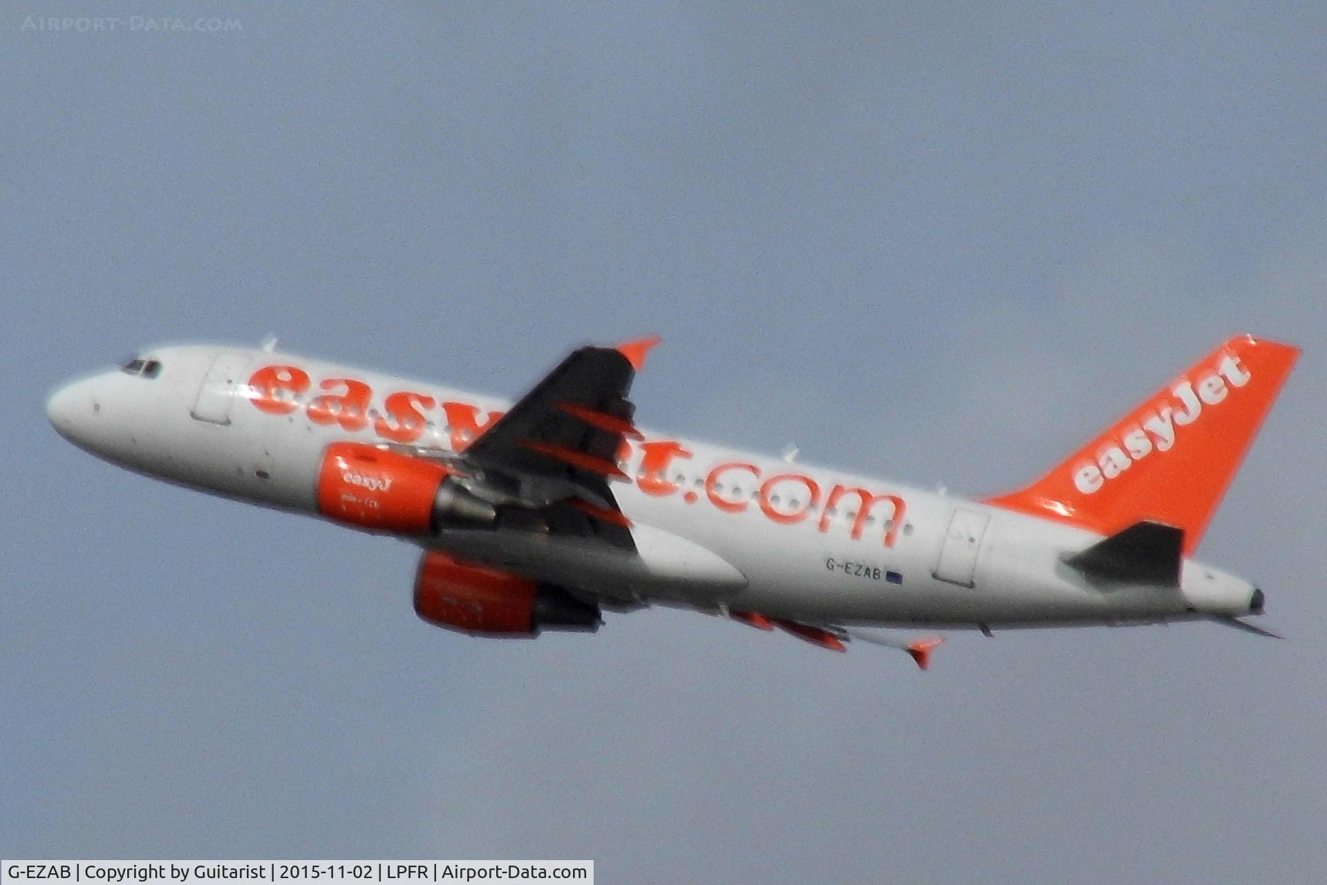 G-EZAB, 2006 Airbus A319-111 C/N 2681, At Faro